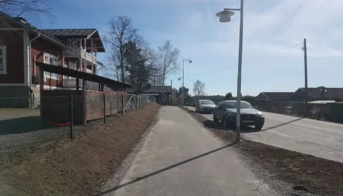 cykelväg Rindö