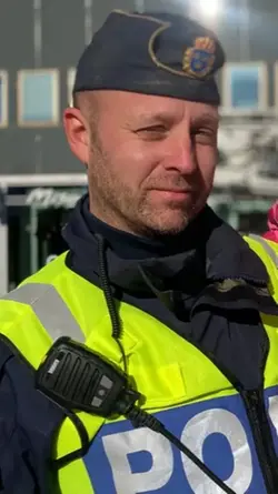 Pehs Kjellson, Vaxholms nya kommunpolis.